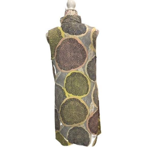 Nik + Zoe Dress Citrus Ruffle Collar Sleeveless Shift Size Medium - Picture 8 of 11